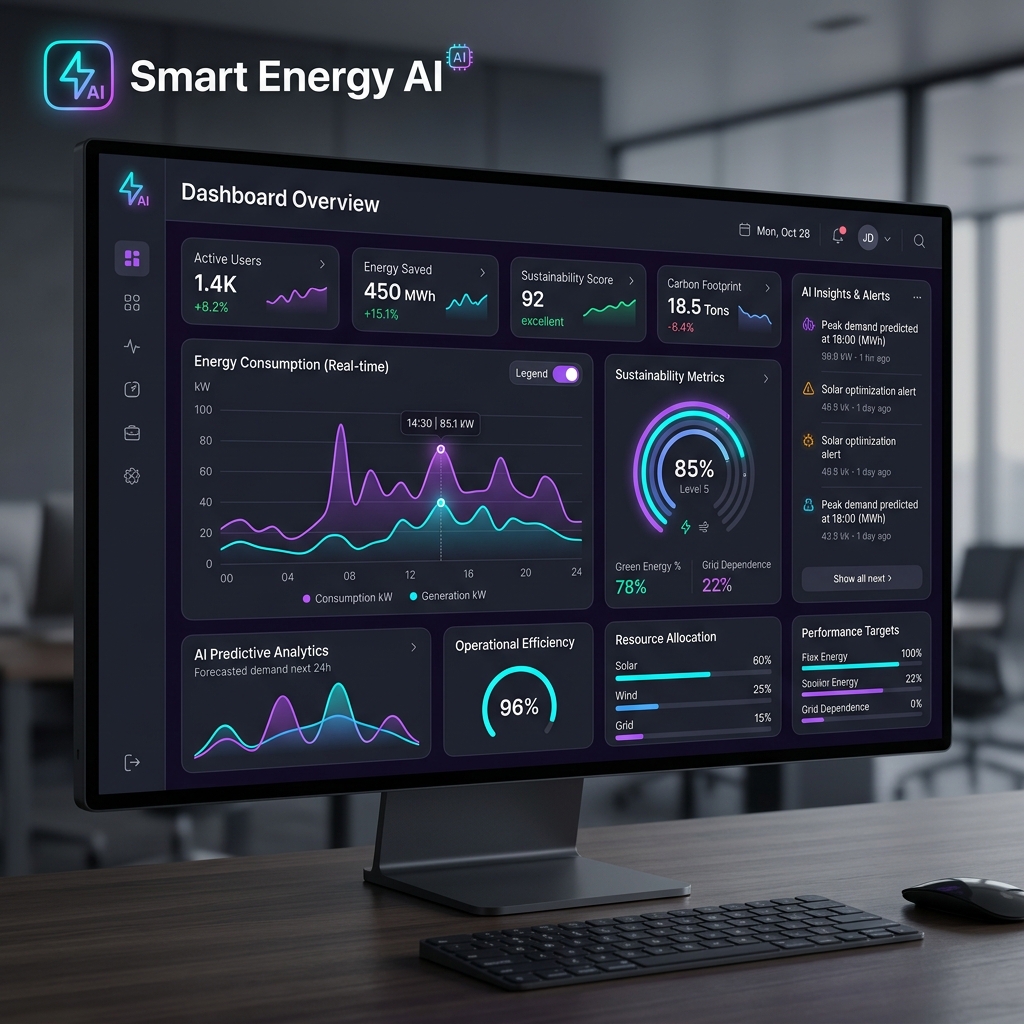 Smart Energy AI mockup